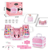 Wholesale Cosmetic Kit Suitcase Beauty Toys Set Kids Pretend Play Real Make-up Sets Cosmetics Box Toy for Girls